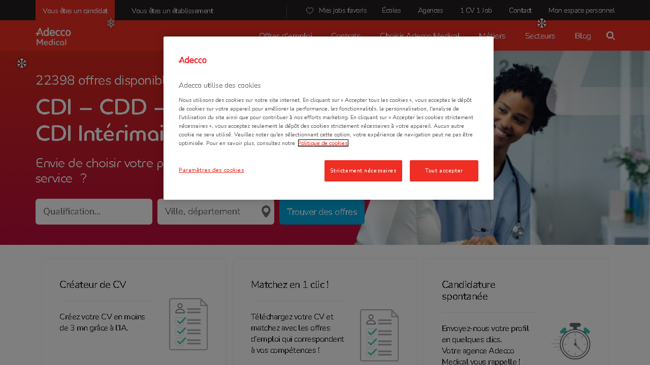 Capture d'écran de http://www.adeccomedical.fr/